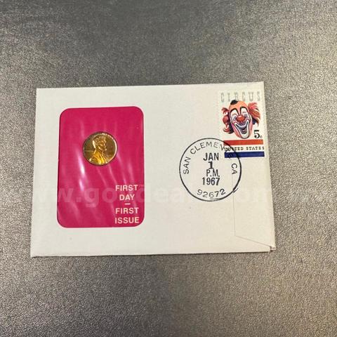 San Clemente Penny in Envelope