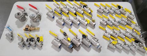 200pcs+ Assorted Ball Valves & Fittings