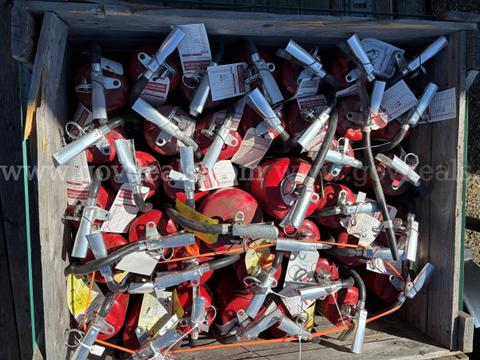 Lot of Fire Extinguishers