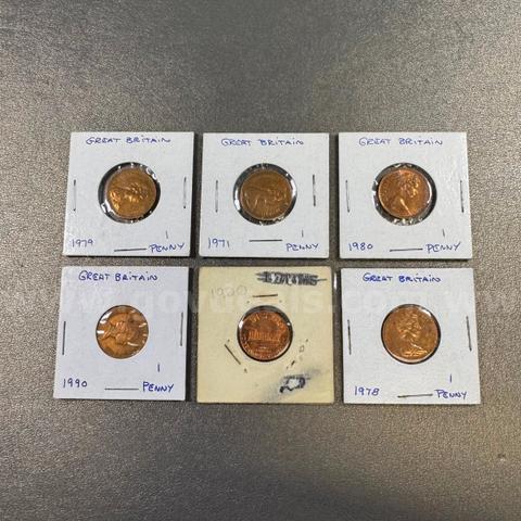 Bag of Foreign Coins - Great Britain