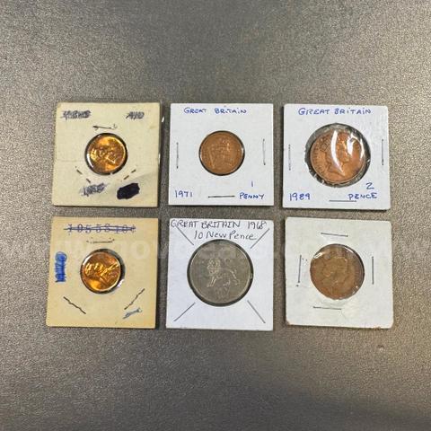 Bag of Foreign Coins - Great Britain