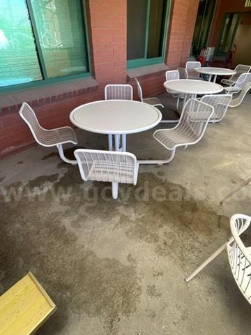 2 Fixed Chair Tables