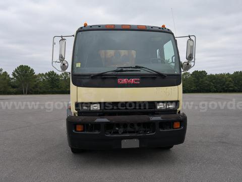 2008 GMC Rack Body Scorpion Attenuator Truck mounted on rear