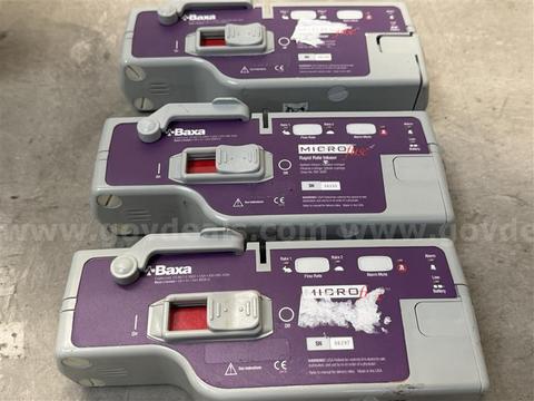 BAXA MICROFUSE RAPID RATE INFUSER, SN#06295, 06296, 06297