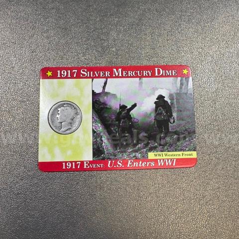 1917 Silver Mercury Dime