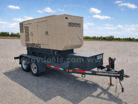 2005 GENERAC 60KW  Generator John Deere Diesel Engine 1100 Hours