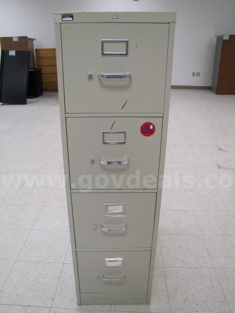 Four drawer filing cabinet