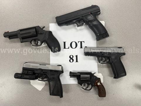 5 Handguns - Lot 81