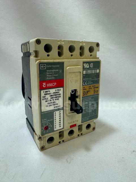 CUTLER-HAMMER/WESTINGHOUSE HMCP007C0C SERIES C CIRCUIT BREAKER