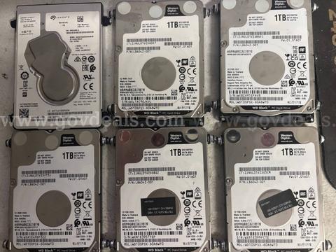 Lot of 6 1TB LAPTOP HDD SHIPPING AVAILABLE