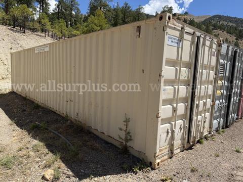Shipping Container 40ft x 8.5ft x 8ft, With Contents, Qty 1.
