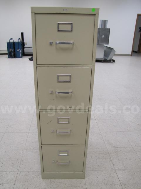 Four drawer filing cabinet