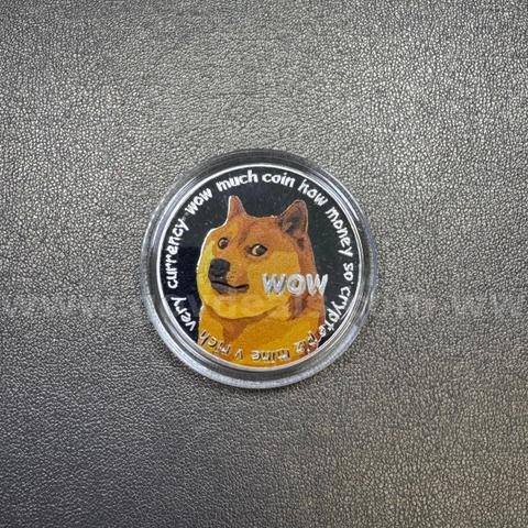 DOGE! "Wow!" Silver Color Dogecoin Token