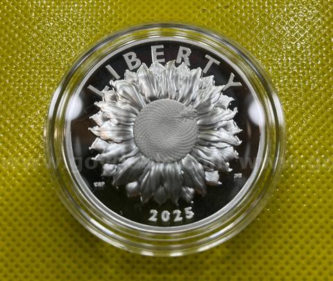 2025 AMERICAN LIBERTY SILVER MEDAL ONE OUNCE 99.9% SILVER PROOF COIN FREE SHIPPING (USA ONLY) L2