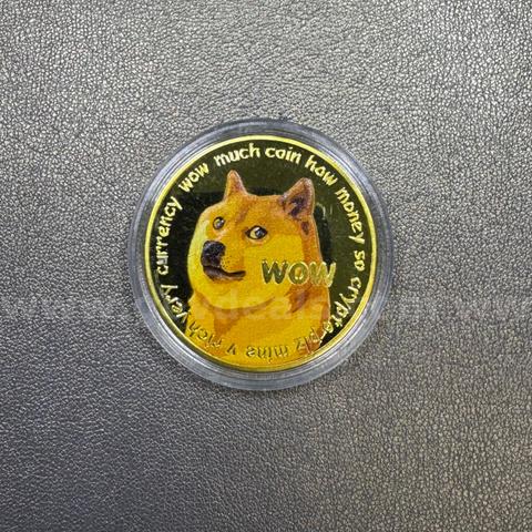 DOGE! "Wow!" Gold Color Dogecoin Token