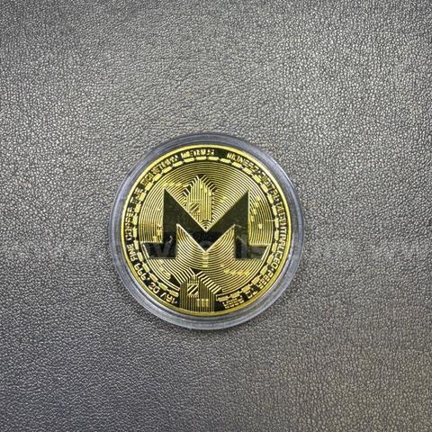 Gold Colored Monero Coin - Peer to Peer!