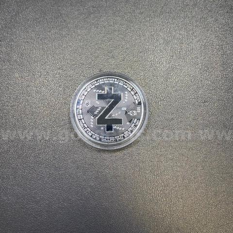 Silver Colored Z Cash Coin