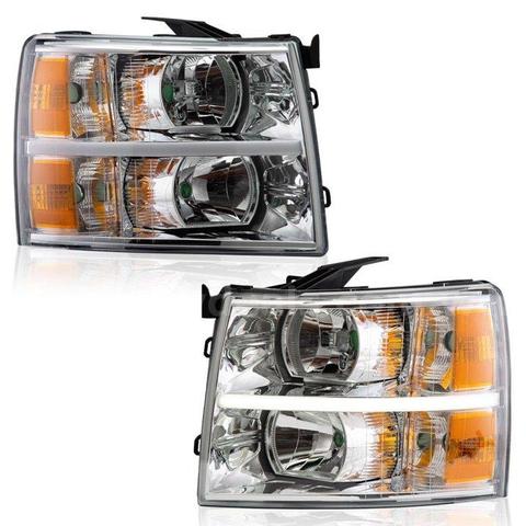 30 Pair Of 07-14 Chevy Silverado 1500/2500/3500 Headlights Bulb Not Included