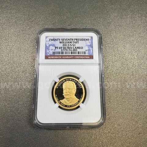 2013 S PF69 William Taft Dollar