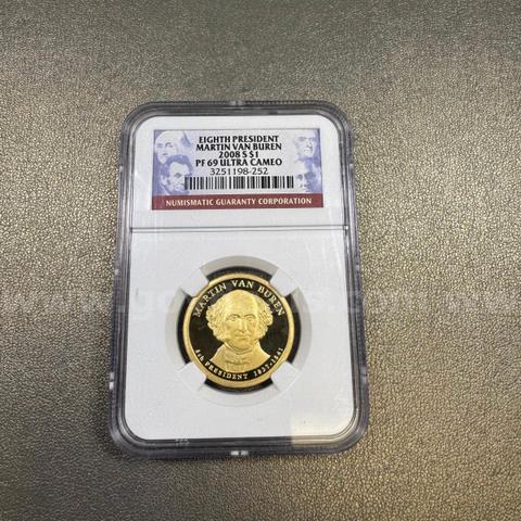 2008 S PF69 Martin Van Buren Dollar