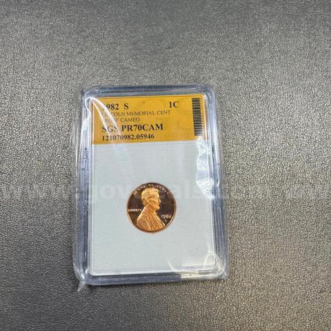 1982 S PR70 Lincoln Memorial Cent