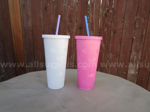 Lot of 12 Pearlized Mermaid Tumbler Multicolor 24fl.oz./710ml bx9