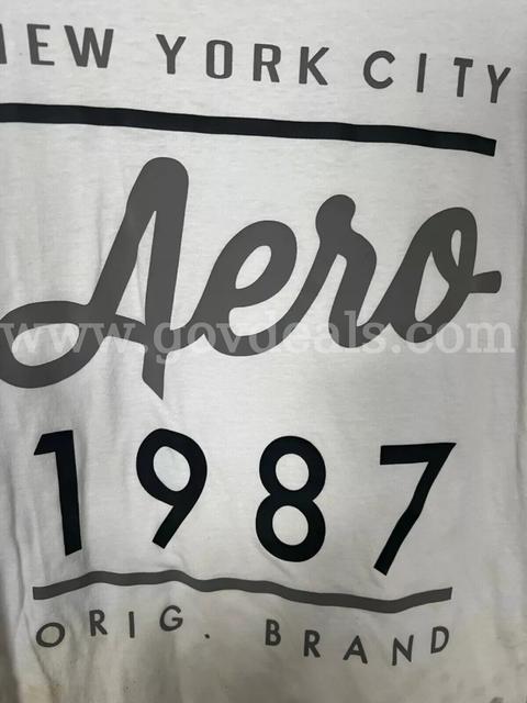 AEROPOSTALE NYC MEN'S WHITE TANK TOP SHIRT 100% COTTON #ATE10522BL SIZE LARGE *W