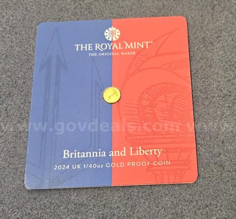 2024 Britannia and Liberty Gold  Coin
