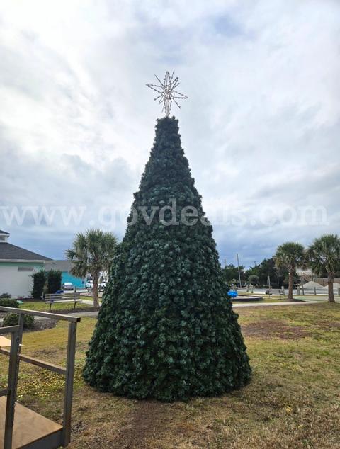 18 ft Pre-Lit Commercial Christmas Tree