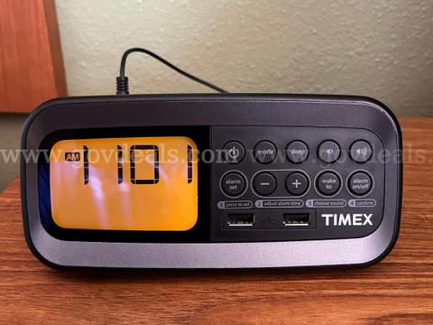 4 Timex Alarm Clocks