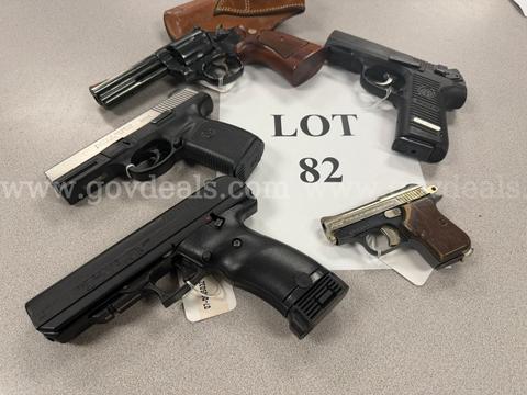 5 Handguns - Lot 82
