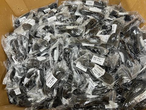 Lot of Approx. 685 New 0275FK/ 00CFVG Power Cords – C13 to C14 Server / PDU Extension Cables (Brand New)