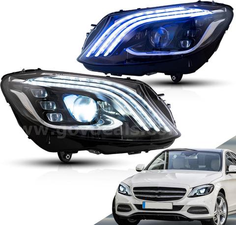 12 Pair Of W205 2015-2021 C200 C250 C300 C350 C63 AMG Halogen Models Only Headli