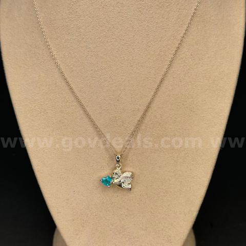 925 Silver Stamped Necklace