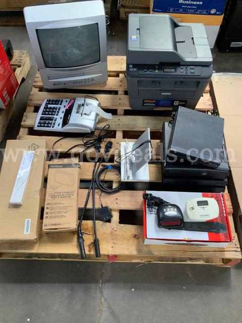 Playstation 4, XBox 360, Brother printer, Truteck VHS tv