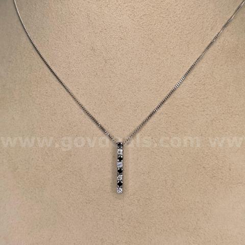 925 Silver Stamped Necklace
