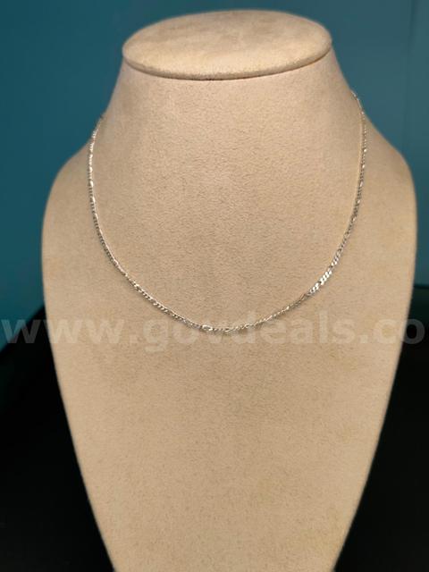925 Silver Stamped Necklace