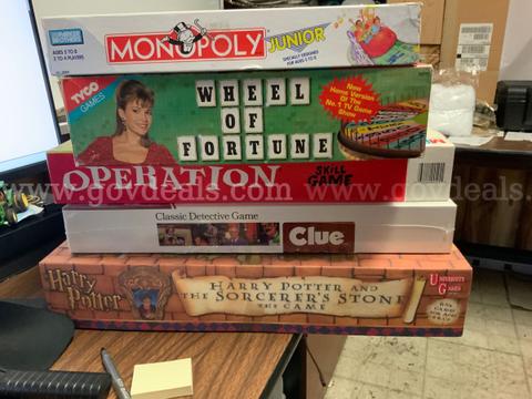Board games, Movies, VHS & DVD