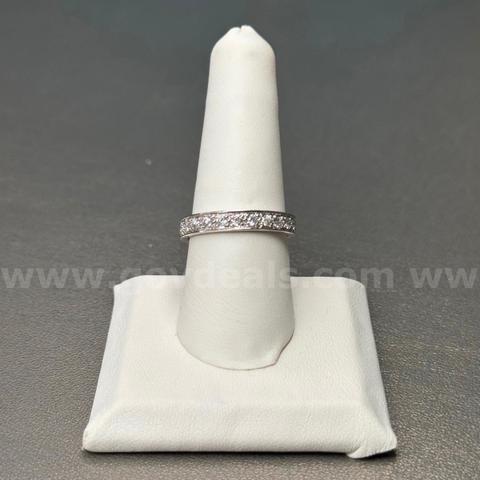 Silver 925 Ring with White Stones