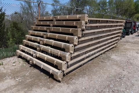 Scrap Aluminum Pallet Sections