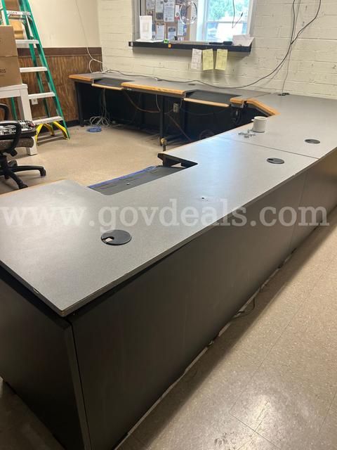 Communication Desk 12 foot by 9 feet long
