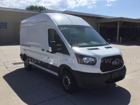 2019 Ford Transit 350 HR Cargo Van, 3.7L, Lic. 8754