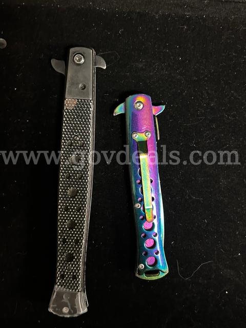 Six Magazines & Two Assisted-Opening Knives