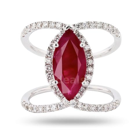 RUBY and DIAMOND RING