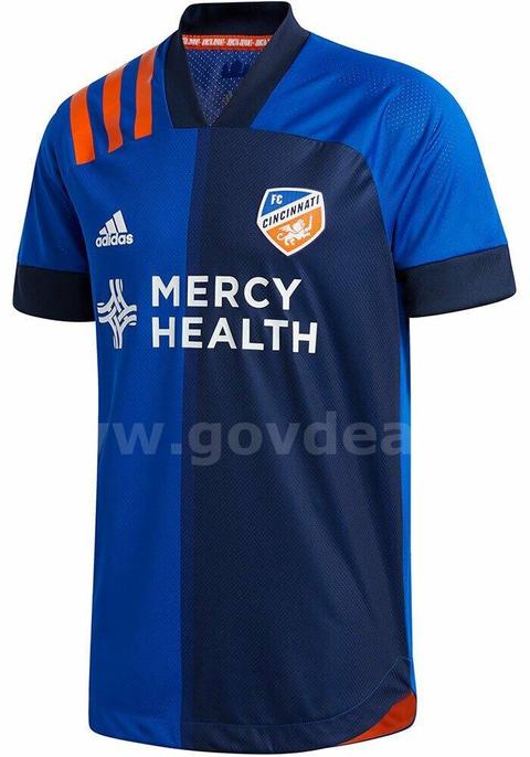 RARE/MLS ADIDAS FC Cincinnati Mens Authentic Soccer 2020 Primary Jersey Blue NWT $130 NWT SIZE LARGE *WILL SHIP*