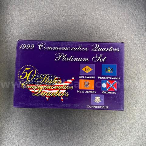 1999 Commemorative Quarters - Platinum Set