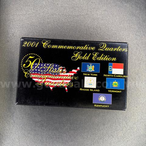 2001 Commemorative Quarters - Gold Edition