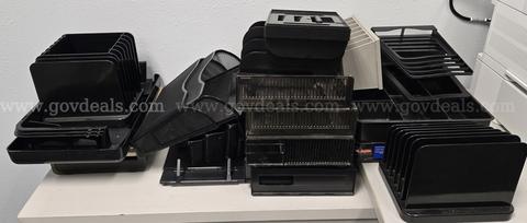 Desk Top Organizers (Various Types, approx. 20 items in total)