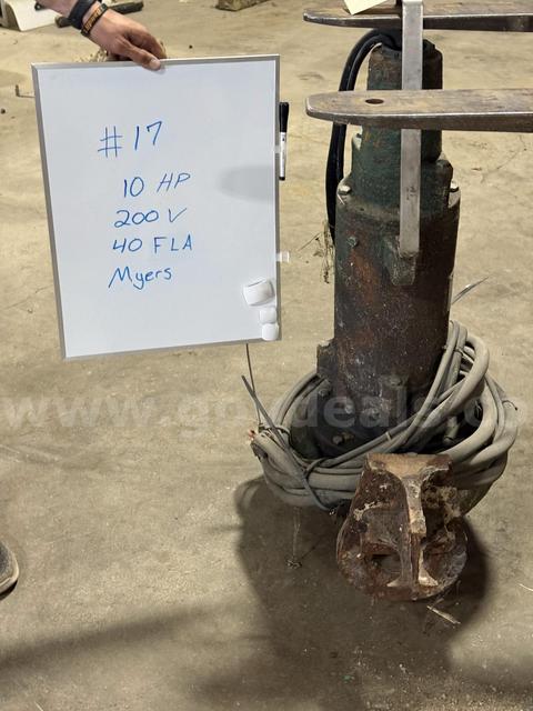 10HP 200V 40 FLA Myers