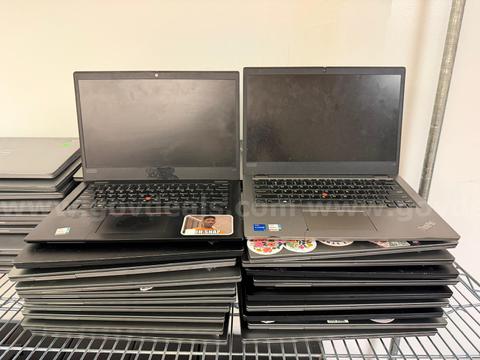 Lot of 42 Lenovo ThinkPad L13 Intel(R)Core(TM)-i5 8GB RAM 256GB M.2 NVMe 14 Inch 10th 11th Gen Laptops